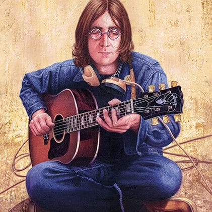 john lennon acoustic guitar